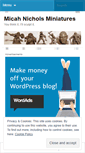 Mobile Screenshot of micahnicholsminiatures.com